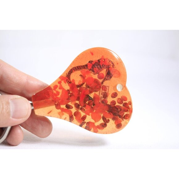 Vintage red heart lucite soda bottle opener P. Vallarta Mexico tourist barwares, - Picture 10 of 10